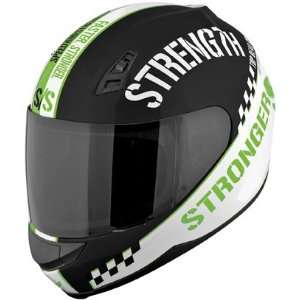   Strength SS700 Top Dead Center Green Motorcycle Helmet (Small 87 5757