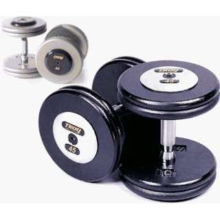  Troy Barbell HFDC 42.5C Pro Style Dumbbells   Gray Plates 