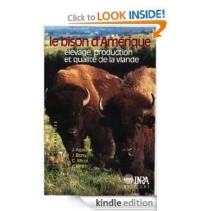 Le bison dAmérique Elevage, production et qualité de la viande 