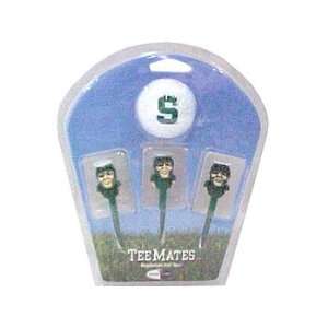  Michigan State Spartans Tees Teemates 3tee/1ball Sports 