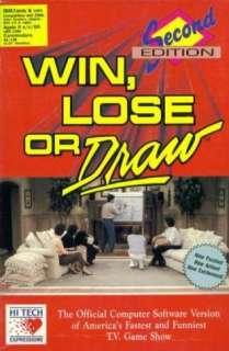 Win, Lose or Draw 2nd Edition APPLE II tv game show  