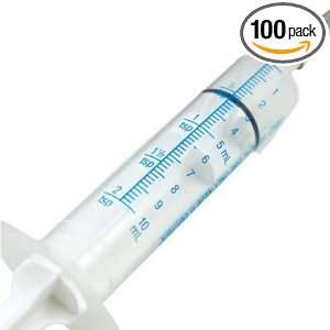  2 Tsp, 10 Ml Medicine Dosage Syringe with Filler Tube 