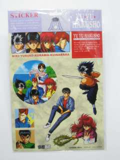 Anime Yu Yu Hakusho Yusuke Kurama Hiei Sticker A Japan  