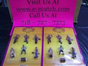 12 Piece MTH O Scale Painted Miners Figures # 30 11058  