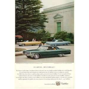  1965 Cadillac deVille 64 Convertible 62 Coupe Print Ad 