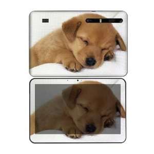  Motorola Xoom Decal Skin Sticker   Animal Sleeping Puppy 