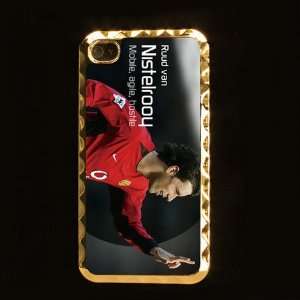Ruud VAN Nistelrooy Printing Golden Case Cover for Iphone 4 4s Iphone4 