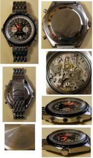 Breitling Cosmonaute chronograph 24 hour dial superb  
