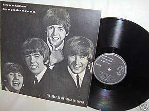 BEATLES FIVE NIGHTS IN A JUDO ARENA ON STAGE JAPAN LP  