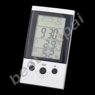 Electric Clock temperature & humidity Thermometer 1306  