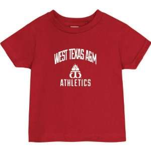 West Texas A&M Buffaloes Cardinal Red Toddler/Kids Athletics Arch T 