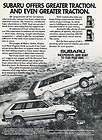 1982 Subaru GL DL Wagon Vintage Advertisement Ad P48  