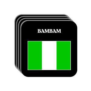  Nigeria   BAMBAM Set of 4 Mini Mousepad Coasters 