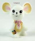 fenton april easter mouse w basket gift shop exclusive new