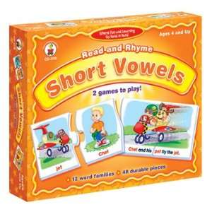  7 Pack CARSON DELLOSA GAME READ & RHYME AGES 4 & UP SHORT 