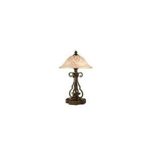  Crystorama   7411 BU   2 Light Table Lamp   Bronze Umber 