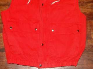 Vintage Ralph Lauren Cotton vest RRL MADE IN SINGAPORE 90s Sz.M  