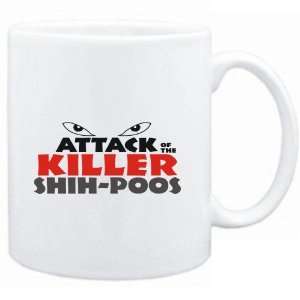   Mug White  ATTACK OF THE KILLER Shih poos  Dogs