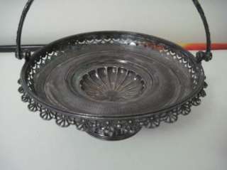   ORNATE SILVERPLATE BRIDES BASKET # 1688 /ROGERS SMITH & CO.  