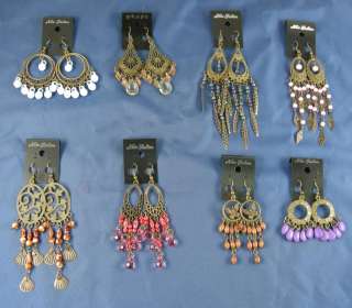 Lot of 16 Fashion Chandelier Earrings   Wholesale #16C  