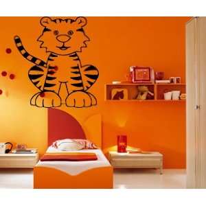 Cartoon Tiger Kids Room Nursery Animal Design Wall Mural Vinyl Decal 