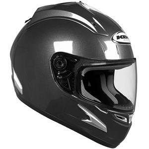  KBC Force RR Solid Helmet   2X Large/Gunmetal Automotive