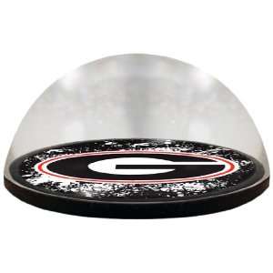   Bulldogs Logo Round Crystal Magnetized Paperweight