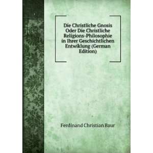   Entwiklung (German Edition) Ferdinand Christian Baur Books
