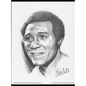  1974 Jojo White Boston Celtics Lithograph Sports 