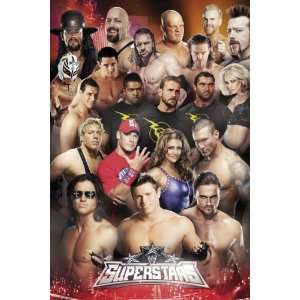  WWE/WWF Posters WWE   Superstars 2012   35.7x23.8 inches 