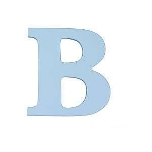  8 Inch Wall Hanging Wood Letter B Sky Baby