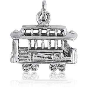  Sterling Silver Cable Car Charm Z 8810 Itâ?TMs Charming Jewelry