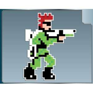  BIONIC COMMANDO 8bit vinyl decal sticker 