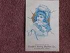 1880s Victorian Trade Card/Standard Sewing Machine Co Cleveland OH 