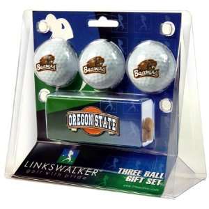  Oregon State Beavers Slider Hat Clip & 3 Ball Gift Set 