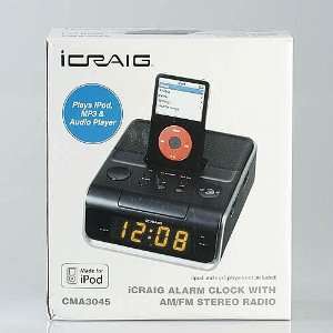   Alarm Clock and AM/FM Stereo Radio for IPod  Players & Accessories