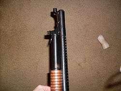 Winchester 1897 Trench gun heat shield and bayonet lug attachment 
