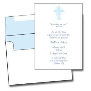  Communion Invitation with Coordinating Envelope   Package 