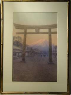 Pr Antique Japanese Watercolor Paintings *Y. Ito  