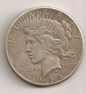 1928 Peace Dollar 3/25  