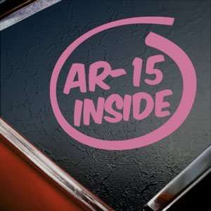   Decal Rifle Guns War Ar 15 Car Pink Sticker Arts, Crafts & Sewing