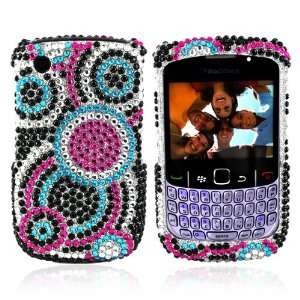  for Blackberry Curve 8520 8530 Bling Hard Case Pink Cell 