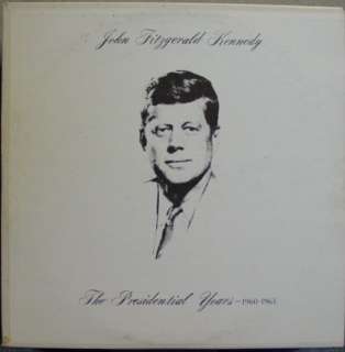 JOHN FITZGERALD KENNEDY presidential years 1960 1963  