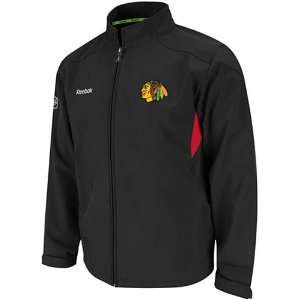  Chicago Blackhawks Black Center Ice Full Zip Jacket 