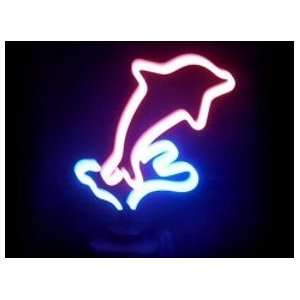  Neon Dolphin Sign