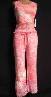 Claire Pettibone Bright Pink Zen Lotus Yoga Pant NWT XL  