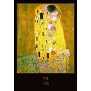    GUSTAV KLIMT POSTER The Kiss RARE HOT NEW 24x28
