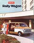 1975 GMC Truck Rally Wagon Van Deluxe Sales Brochure
