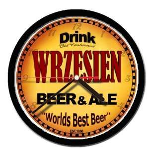  WRZESIEN beer and ale cerveza wall clock 