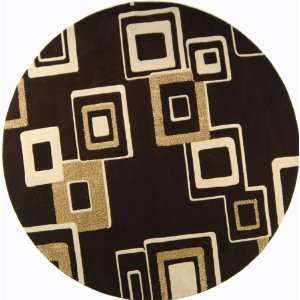   Soho Collection SOH711B 8R Brown/Beige 8 x 8 Round